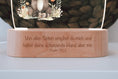Load image into Gallery viewer, Nachtlicht "Waschbär" personalisiert aus Acryl, Holzfuß Gravur, Babygeschenk Geburt, Kinderzimmer, Persönliches Geschenk zur Taufe by Woodlandkid - Nachtlichter - Night Lights