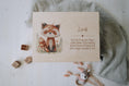 Load image into Gallery viewer, Erinnerungskiste Fuchs personalisiert mit eurem Wunschtext | Zum aufbewahren, dekorieren oder als Geschenkidee zur Taufe oder Geburt by Woodlandkid - Erinnerungskisten - Boxes & Bins