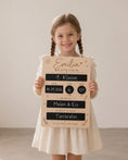 Bild in Galerie-Betrachter laden, Einschulung Tafel personalisiert - bunte Erinnerungstafel aus Holz zum Beschriften zum Schulanfang by Woodlandkid - - Letter Boards & Accessories
