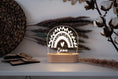 Load image into Gallery viewer, Personalisierte Regenbogen LED Nachtlampe, Babygeschenk Geburt, Taufgeschenk, Kinderzimmer Lampe, Neugeborenen Geschenk, Nachttischlampe