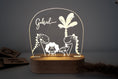 Bild in Galerie-Betrachter laden, Nachtlicht Dino personalisiert aus Acryl, Babygeschenk Geburt, Taufgeschenk, Kinderzimmer, Geburtstagsgeschenk, Geschenkidee für Kinder