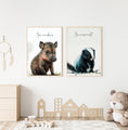 Bild in Galerie-Betrachter laden, Motivationsposter Waldtiere | Mit eigenem Spruch oder ohne | Kinderzimmer | Geschenk | Waldtiere | Wandbilder Kinder | Babyzimmer Wanddeko