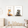 Bild in Galerie-Betrachter laden, Motivationsposter Waldtiere | Mit eigenem Spruch oder ohne | Kinderzimmer | Geschenk | Waldtiere | Wandbilder Kinder | Babyzimmer Wanddeko