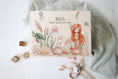 Load image into Gallery viewer, Personalisierte Erinnerungskiste aus unbehandelten Birkenholz mit Name | Meerjungfrau | Zum aufbewahren und dekorieren | Taufe Geburt by Woodlandkid - Baby - Boxes & Bins