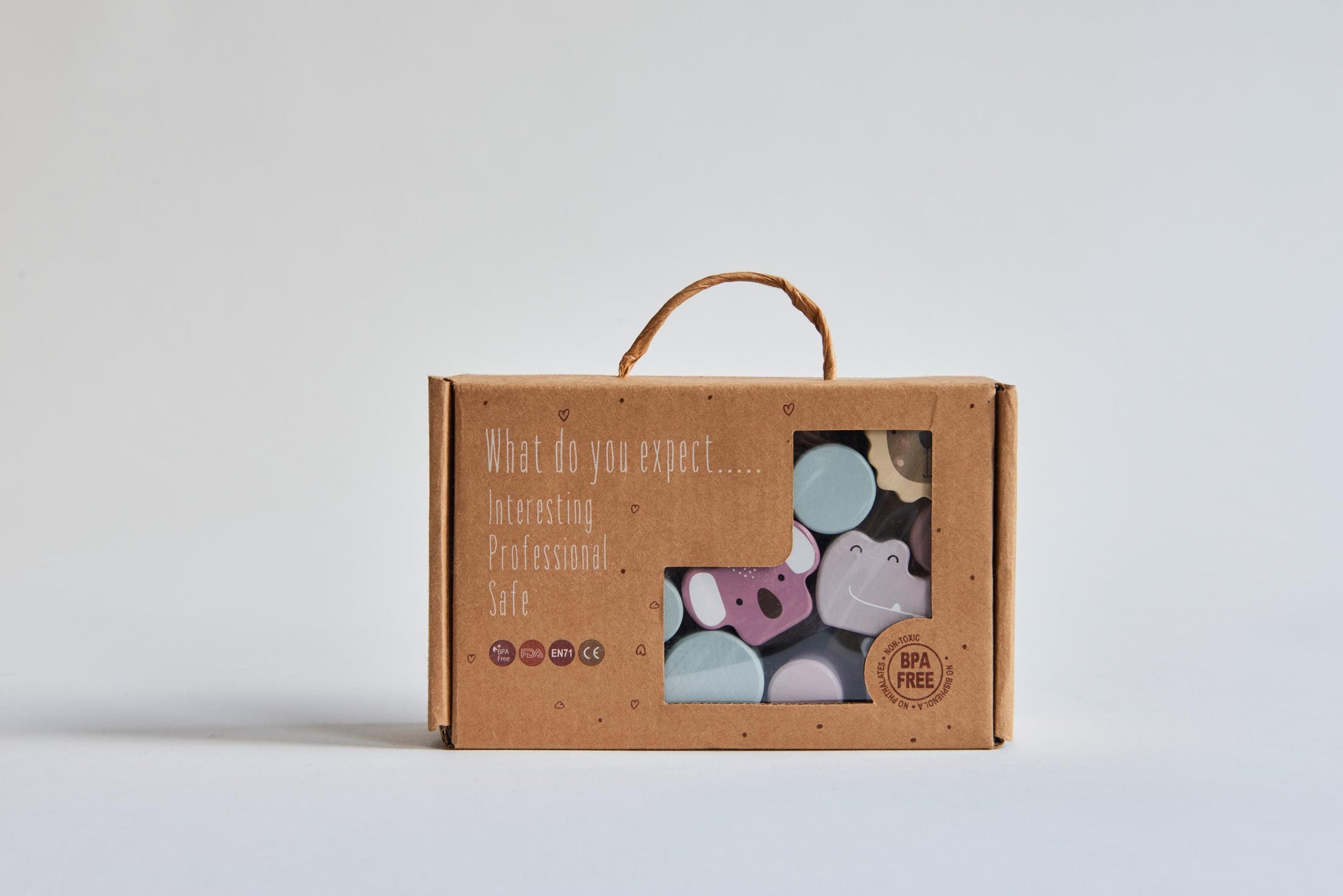 Stapelspiel - Geschenk zur Geburt Junge und Mädchen, motorisches Taufgeschenk zur Förderung der , Zug personalisiert by Woodlandkid - - Baby & Toddler Toys