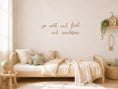 Bild in Galerie-Betrachter laden, Wandbild aus hellem Holz "sei wild, frech und wunderbar" für Kinderzimmer by Woodlandkid - Wall Decor - Wall Decals & Murals
