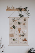 Load image into Gallery viewer, Adventskalender Kinder zum Befüllen, personalisiert mit Namen | Stoff Weihnachtskalender Baumwolle 90x60 cm | Geschenk Geschwister by Woodlandkid - Christmas - Advent Calendars
